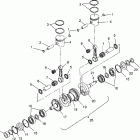 B964066 SL 700 Crankshaft & piston sl 700 b964066 and intl. sl 70...