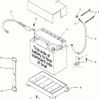 B964287 SLX 780 Battery box slx 780 b964287 and intl. slx 780 i964...