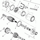 B954358 SL 650 STD Starting motor sl 650 std b954358
