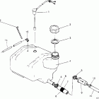 B954170 SLT 750 Oil tank slt 750 b954170