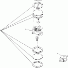 B954170 SLT 750 Fuel pump assembly  slt 750 b954170