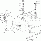 B954170 SLT 750 Fuel tank w / separate fuel sender   and pick-up  ...