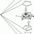B954287 SLX 780 Fuel pump assembly  slx 780 b954287