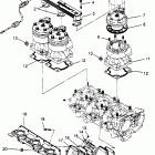 B954287 SLX 780 Cylinder & manifold  slx 780 b954287