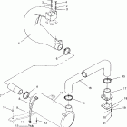 B954170 SLT 750 Exhaust system slt 750 b954170
