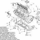 B954070 SL 750 Engine mounting sl 750 b954070