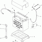 B954358 SL 650 STD Battery box sl 650 std b954358
