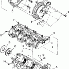 B944058 SL 650 Crankcase assembly sl 650 b944058