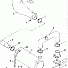 B924058 SL 650 Exhaust system sl 650 / b924058