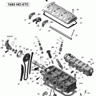 RXT iS 255, 1503 HO ETC Головка цилиндров
