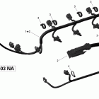 GTX 155,1503 Жгут проводов двигателя