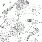RXP  X 1503 SCIC HO Опора двигателя и глушитель воздухозаборника