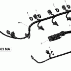RXP STD 1503 NA Жгут проводов двигателя