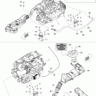 RXT 1503 BVIC, 2007 Опора двигателя и глушитель воздухозаборника