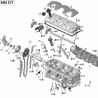 GTI 4-TEC STD, 1503 DT Головка цилиндров