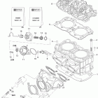 3D 947 DI Цилиндр и выпускной коллектор
