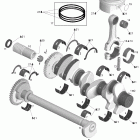 GTX 4-TEC, LTD SCIC Коленвал и поршни