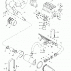 GTI, 5558/5559/6116 Крепление двигателя и глушитель