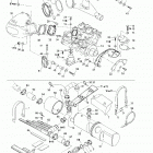 RX, 5579/5580/5581/5582 Крепление двигателя и глушитель