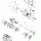 GSX RFI, 5645/5654 Коленвал и поршни