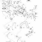 SPX 01- engine support and muffler (787)