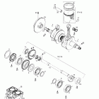 SPX 01- crankshaft and pistons (787)