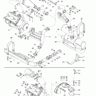 GTX RFI, 5666/5843 Крепление двигателя и глушитель