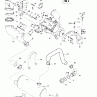 SPX, 5838/5839 01- engine support and muffler (787)