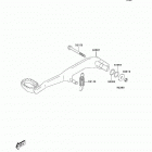 KFX400 (KSF400-A6F) Педаль тормоза