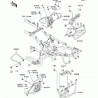 KFX700 (KSV700-B2) Подножки