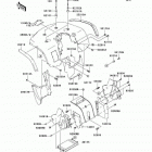 Prairie 700 4x4 (KVF700-A2) Переднее крыло(ья)