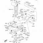 KFX400 (KSF400-A6F) Задняя подвеска