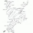 KFX400 (KSF400-A6F) Переднее крыло(ья)