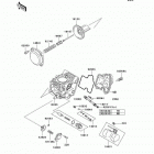 Prairie 700 4x4 (KVF700-A2) Карбюратор в разборе