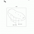 Prairie 700 4x4 (KVF700-A6F) Сидение