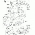 Prairie 700 4x4 (KVF700-A6F) Топливный бак