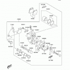 KFX400 (KSF400-A6F) Задний тормоз