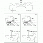 Prairie 360 4X4 (KVF360-A6F) Decals(red)(a6f)