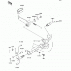 KFX700 (KSV700-B2) Педаль тормоза