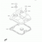 KFX400 (KSF400-A6F) Крышка головки цилиндров