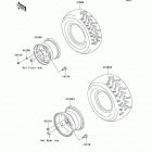 Prairie 700 4x4 (KVF700-A6F) Колеса,покрышки