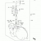 KFX50 (KSF50-A6F) Масляный и водяной насос. фильтр масленый