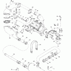 XP Крепление двигателя и глушитель