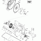 SP, 5879 03- magneto, oil pump (787)