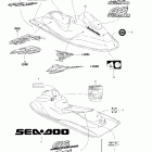 GS,5621/GSI, 5622 Наклейки