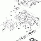 XP, 5859 01- crankcase and rotary valve