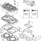 SPX, 5877 01- cylinder and exhaust manifold 717
