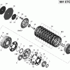 Spyder RT, RTS Roadster SM5 Сцепление