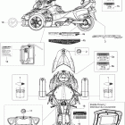 Spyder RT, RTS Roadster SM5 Наклейки