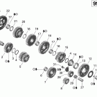 Spyder RT, RTS Roadster SE5 05- gear box